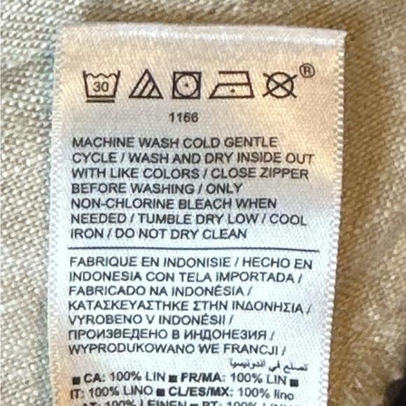 Athleta Retreat Coral Linen Wide Leg Pant - Picture 7 of 7